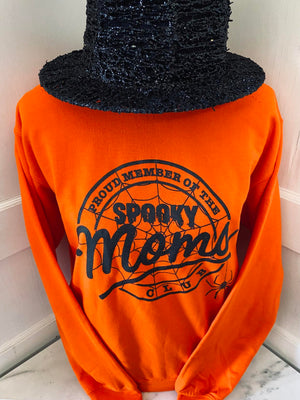 Spooky Moms Club Sweatshirt/Tee shelf stock